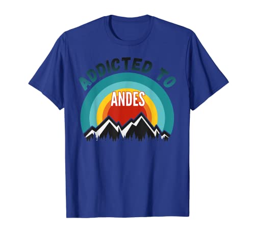 Adicto a las montañas de los Andes Camiseta