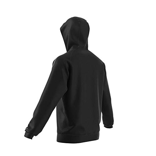 adidas CORE18 FZ Hoody Sweatshirt, Hombre, Black/White, S