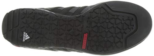 adidas Terrex Swift Solo, Walking Shoe Unisex Adulto, Grey/Core Black/Scarlet, 42 EU