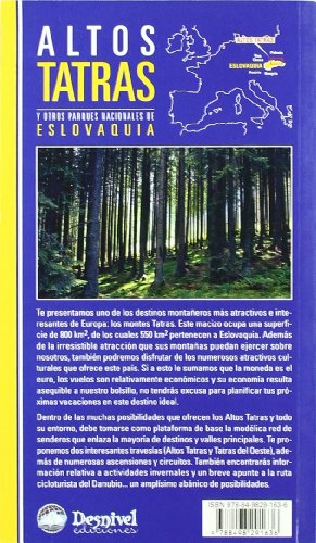 Altos tatras y otros parques nacionales de eslovaquia (Guia Montañera)