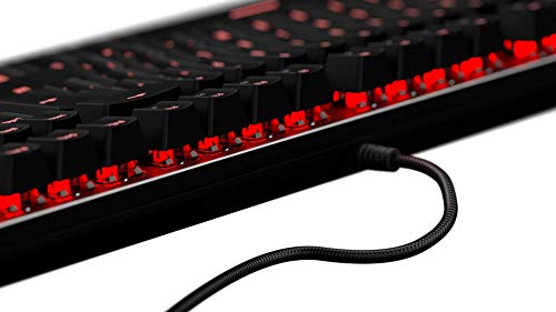 AOC GK500 Teclado para gaming - Teclado para PC con distribución en español e iluminación RGB, anti-ghosting, software AOC G-Tools programable con tecla N-Key-Rollover.