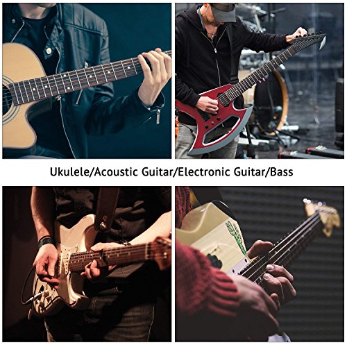 Asmuse Cejilla Guitarra Capo para Guitarra Eléctrica Española Acustica Folk Ukelele Bajo instrumento Ligero Sola Mano Cambio Fácil y Rápido Aleación de Aluminion de Aluminio