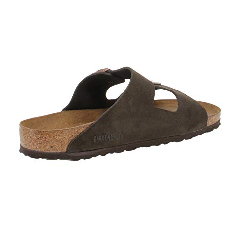 Birkenstock Schuhe Arizona SFB Veloursleder Weichbettung Normal Mocca (951311) 43 Braun