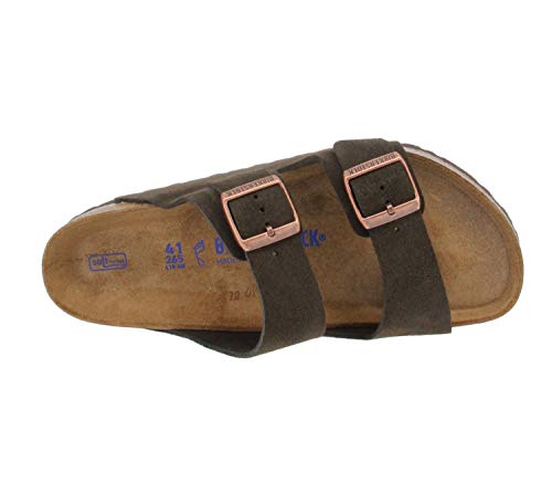 Birkenstock Schuhe Arizona SFB Veloursleder Weichbettung Normal Mocca (951311) 43 Braun