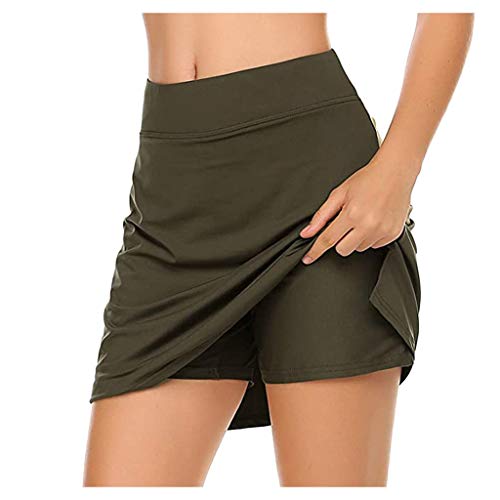 BOLANQ Falda Ligera para Mujer Active Performance Skort para Correr Tenis Golf Deporte