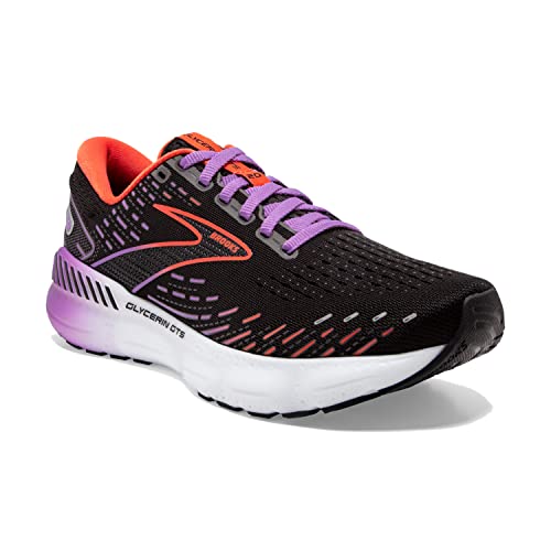 Brooks Glycerin GTS 20, Zapatillas para Correr Mujer, Black Bellflower Fiesta, 43 EU