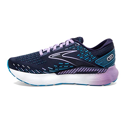 Brooks Glycerin GTS 20, Zapatillas para Correr Mujer, Peacoat Ocean Pastel Lilac, 40 EU