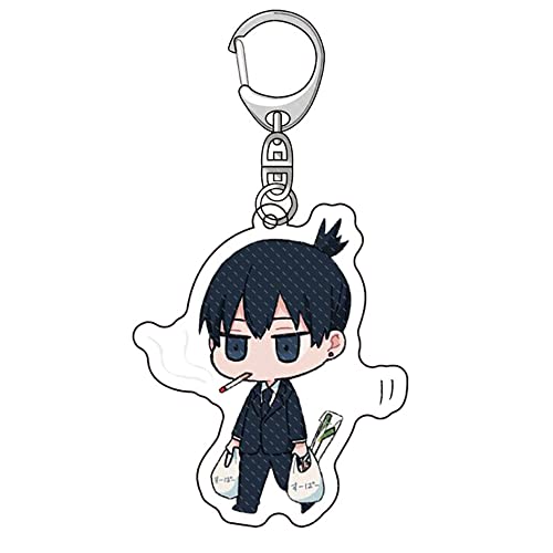 Chainsaw Man Llavero, Makima Pochita Hayakawa AKI Power Anime Llavero de Dibujos Acrílico Transparente Accesorios Unisex Dibujos Animados Colgante Regalo 6 Piezas 6cm