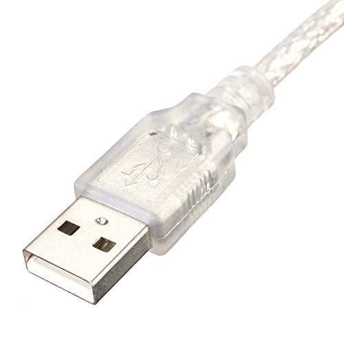 CHENYANG Cable adaptador macho USB a FireWire IEEE 1394 Conector macho iLink de 4 Pines para Sony DCR-TRV75E DV