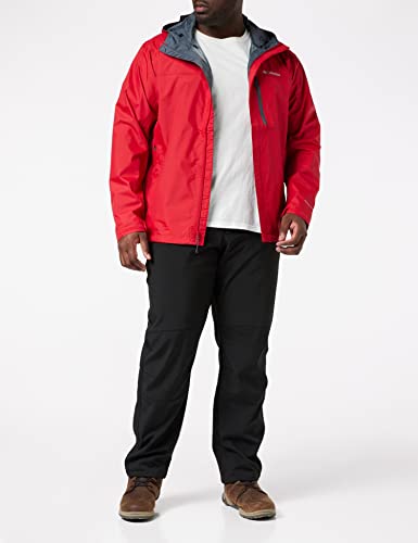 Columbia Pouring Adventure, Chaqueta, para hombre, Rojo (Mountain Red), XXL