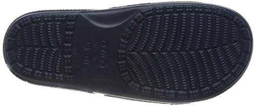 Crocs Classic Crocs Slide Unisex Adulta Zuecos, Azul (Navy), 39/40 EU