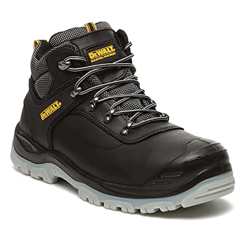 Dewalt Laser- Zapatos de cuero para hombre, talla 43, color negro