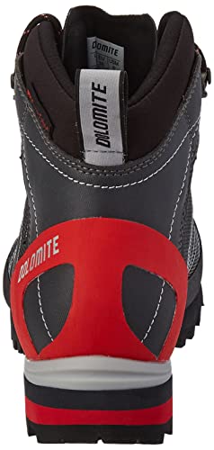 Dolomite Bota Crodarossa Pro GTX 2.0, Zapatillas Deportivas Unisex Adulto, Black Fiery Red, 43 1/3 EU