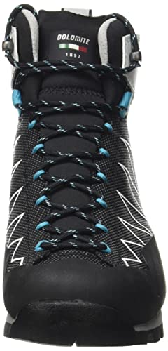 Dolomite Bota WS Crodarossa Pro GTX 2.0, Zapatillas Deportivas Mujer, Black Capri Blue, 38 2/3 EU