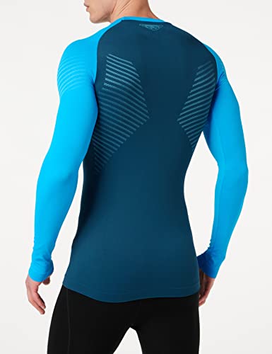 Dynafit Speed Dryarn L/S - Camiseta para Hombre, Hombre, Camiseta, 08-0000071056, Azul Metalizado, Extra-Large