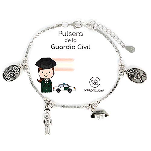 Eres lo mas mujer Pulseras Profesiones Plata (Guardia Civil)