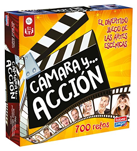 Falomir- Camara y Acción Juego de Mesa, Multicolor (25008)