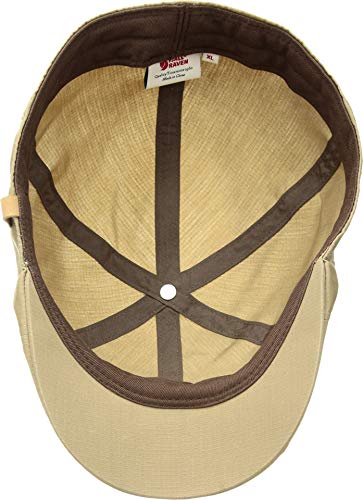 FJÄLLRÄVEN Övik Flat Cap Hat, Unisex-Adult, Sand, XL