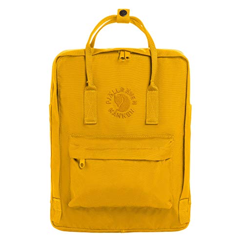 Fjallraven Re-Kånken Mochila, Unisex Adulto, Sunflower Yellow, 38 x 27 x 13 cm