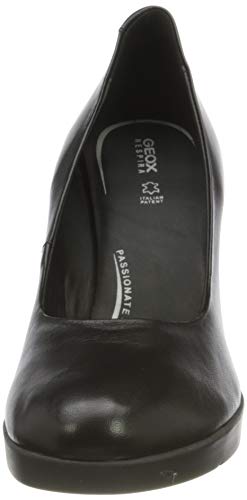 Geox D ANYLLA HIGH D Zapatos De Tacón Mujer, Negro (Black), 38 EU