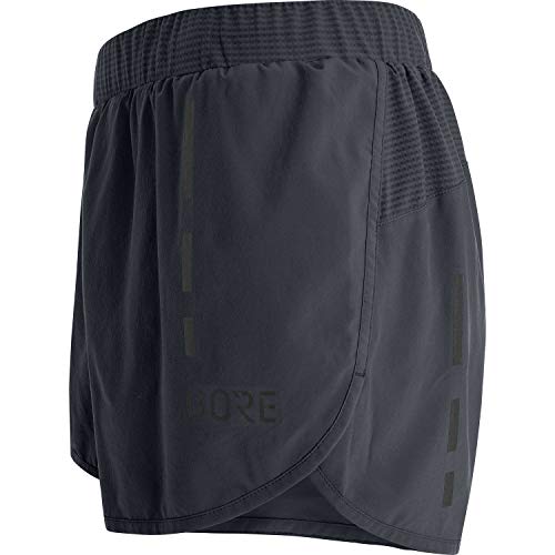 GORE WEAR Short de running Split Shorts para hombre, S, Rojo fuego