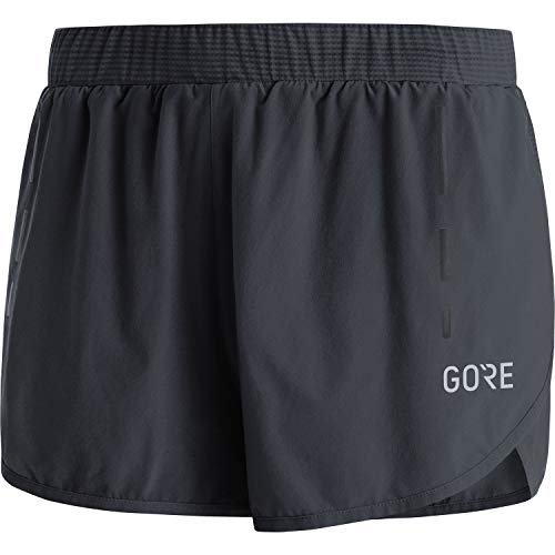 GORE WEAR Short de running Split Shorts para hombre, S, Rojo fuego