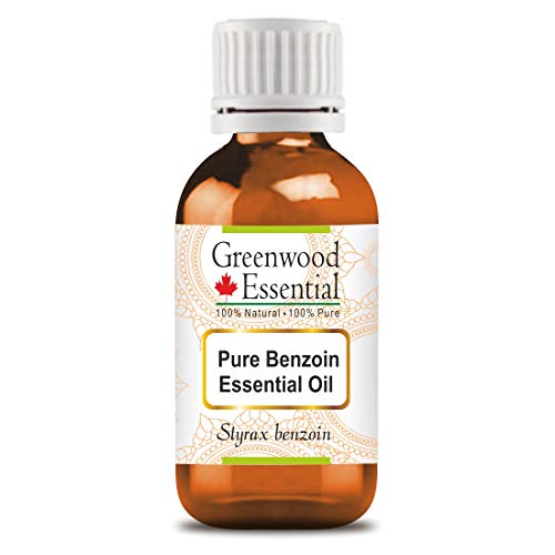 Greenwood Essential - Aceite esencial de benjuí (Styrax benzoin) 100 % natural de grado terapéutico extraído mediante destilación por arrastre de vapor, 30 ml