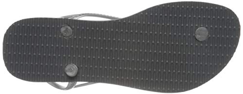 Havaianas Sunny, Sandalias, para Mujer, Gris Acero, 35/36 EU