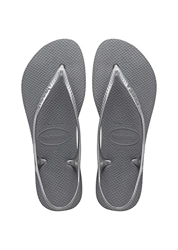 Havaianas Sunny, Sandalias, para Mujer, Gris Acero, 35/36 EU