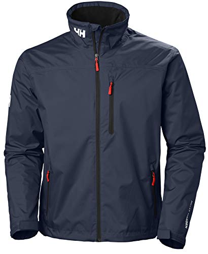 Helly Hansen Crew Midlayer Chaqueta deportiva impermeable, Hombre, Azul (Azul Navy 597), XXL