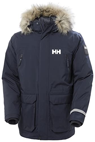 Helly Hansen Men's Reine Parka Jacket, Navy, M