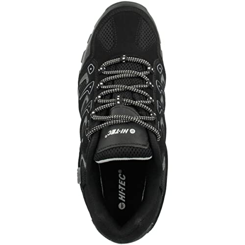 Hi-Tec TORCA Low WP Black/Grey UK9, Zapatos para Senderismo Hombre, Negro, Gris, 43 EU