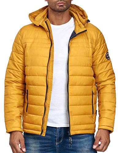 Indicode Lascelles - Chaqueta de entretiempo para hombre, amarillo, L