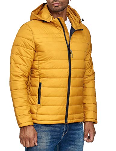 Indicode Lascelles - Chaqueta de entretiempo para hombre, amarillo, L