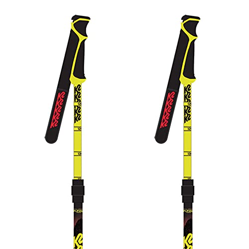 K2 Skis Erwachsene Aluminium Skistöcke Freeride FLIPJAW — Red — 10F3040 Palos de esquí, Unisex Adulto, Rojo, 115-135