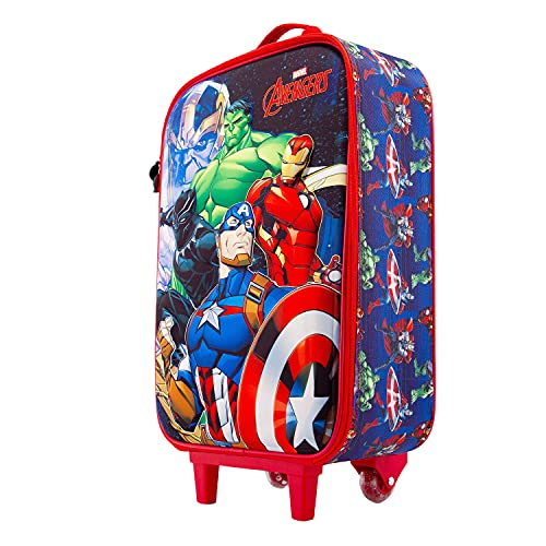 KARACTERMANIA Los Vengadores vs Thanos-Maleta Trolley Soft 3D, Multicolor