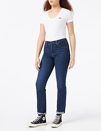 Levi's Vneck Camiseta de Manga Corta, White (White + 0002), Medium para Mujer