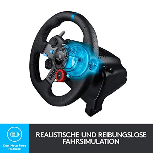 Logitech G29 Driving Force - Volante de Carreras (Apto para PS4, PS3 y PC) - (Reacondicionado)