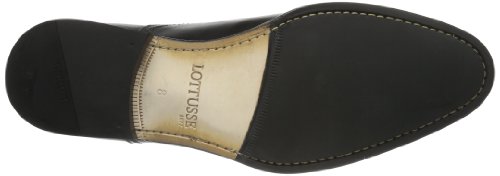 Lottusse L6553-01109-01 - Mocasines para hombre, color Negro (LonDark Old), talla 40.5 EU (7 UK)