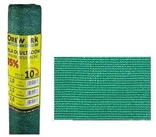 Malla ocultacion 95% verde 1,5x10 mt - Orework