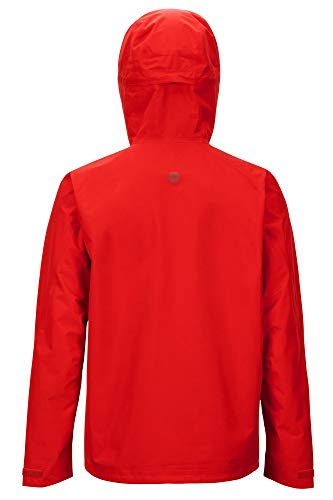 Marmot Knife Edge Jacket Chubasquero rígido, Chaqueta Impermeable, a Prueba de Viento, Impermeable, Transpirable, Hombre, Victory Red, M