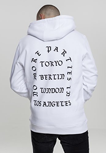 Mister Tee LA Hoody Sudadera con Capucha, Blanco, Extra-Small para Hombre