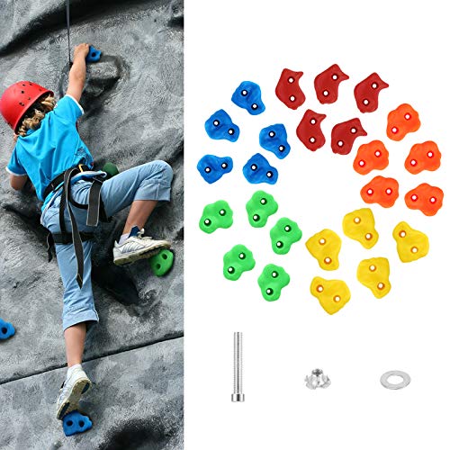 Presas de escalada para niños Piedras de escalada, incluido material de  fijación, en distintas cantidades, de colores Adepaton LKX-0091-3