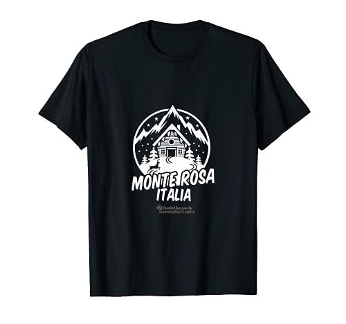 Monte Rosa Italia Estación de esquí Valais Alpes Monte Rosa Camiseta