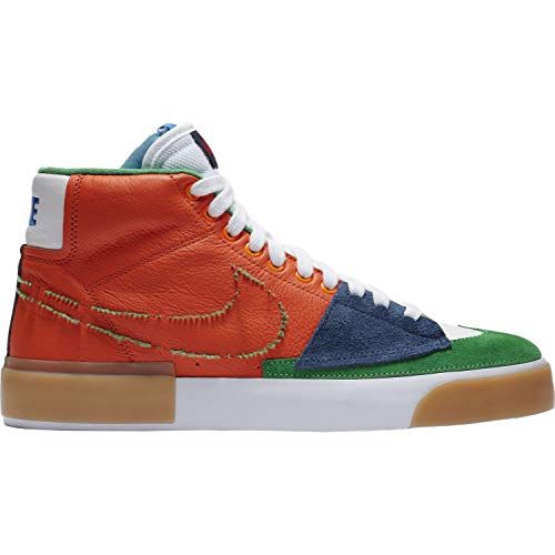 Nike SB Zoom Blazer Mid Edge - Zapatillas para hombre 41, Safety Orange Lucky Green, 42.5 EU