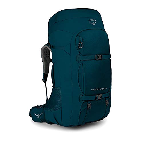 Osprey Farpoint Trek 75 Paquete de Senderismo, Niños, Petrol Blue, 77 cm