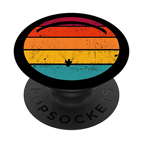 Parapente Damas Caballeros Retro Parapente PopSockets PopGrip Intercambiable