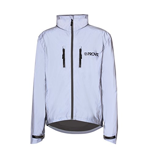 Proviz Reflect 360 - Chaqueta de ciclismo para mujer plata Silver/Reflective, talla 14