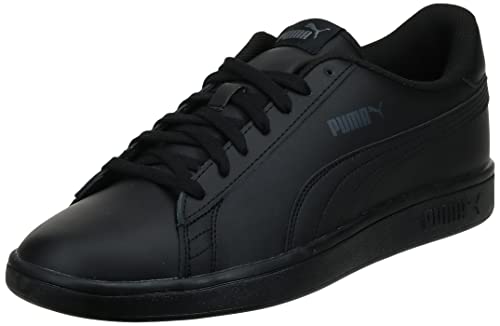 PUMA Smash v2 L, Zapatillas Bajas, para Unisex adulto, Negro (Puma Black-Puma Black), 44 EU