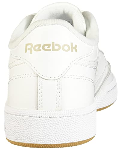 Reebok Club C 85, Zapatillas Unisex Adulto, Blanco (White/Light Grey/Gum), 39 EU